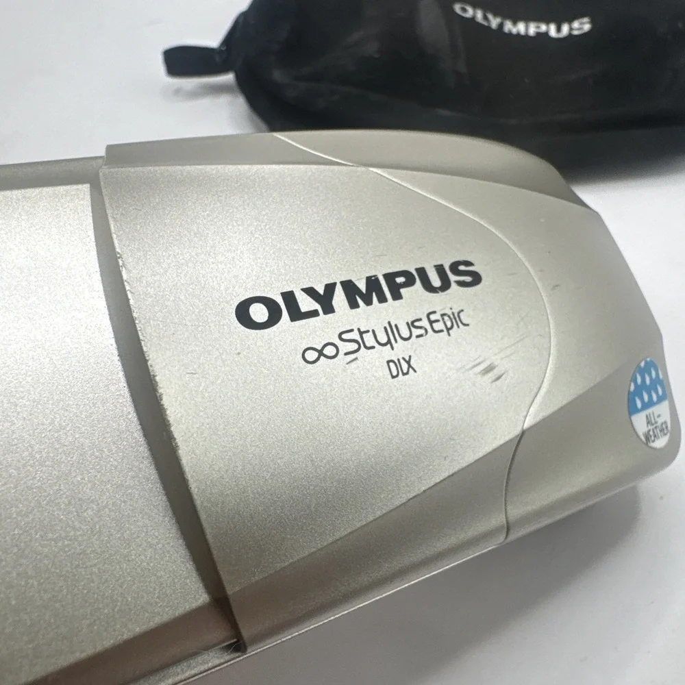 Olympus mju II DLX Stylus Epic 35mm F2.8 Camera – Works Flash Not Working READ‎